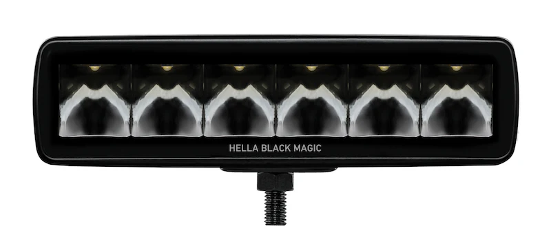 Hella Universal Black Magic 6 L.E.D. Mini Light Bar - Spot Beam - Image 25