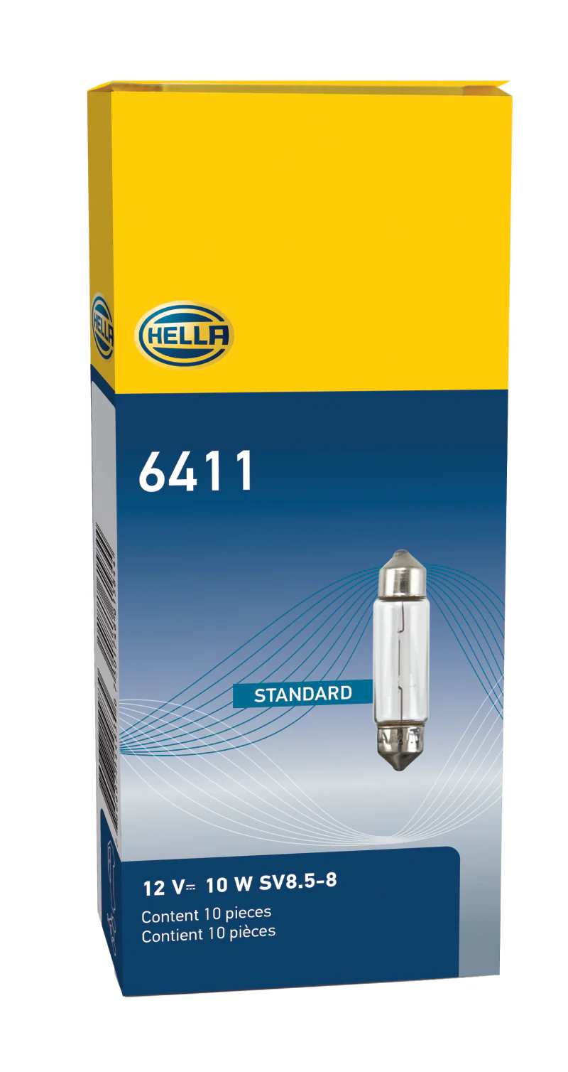 Hella Universal Clear 12V 10W 10x41mm T3.25 Bulb - Image 6