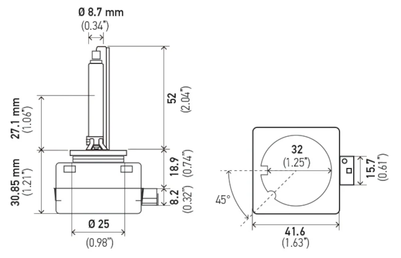 Hella Xenon D1S Bulb PK32d-2 85V 35W 5000k - Image 6