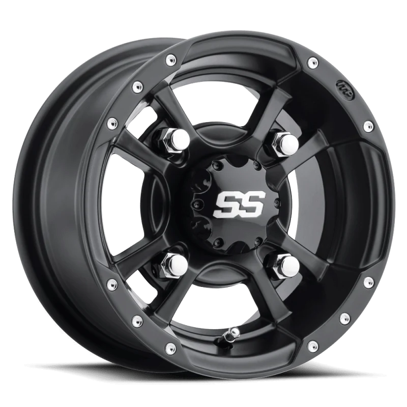 ITP SS 112 9x8 / 4x110 BP / 3+5 Offset Black Wheel