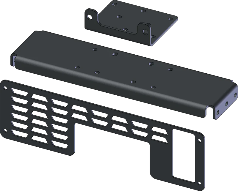 KFI 01-09 Polaris Ranger 400-700 Full-Size Winch Multi Mount Kit