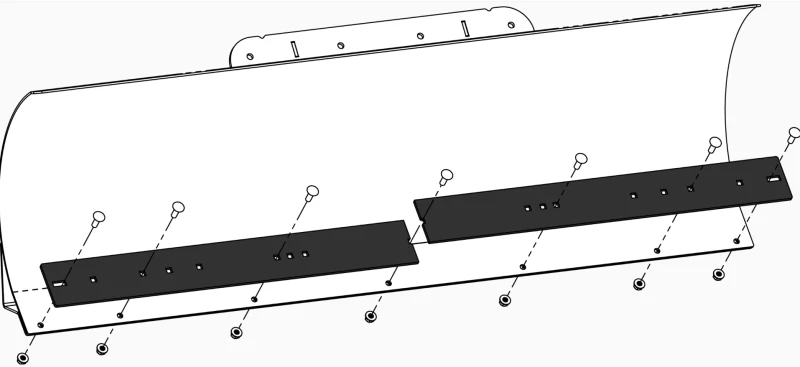 KFI Universal Wear Bar 48 in. - Image 3