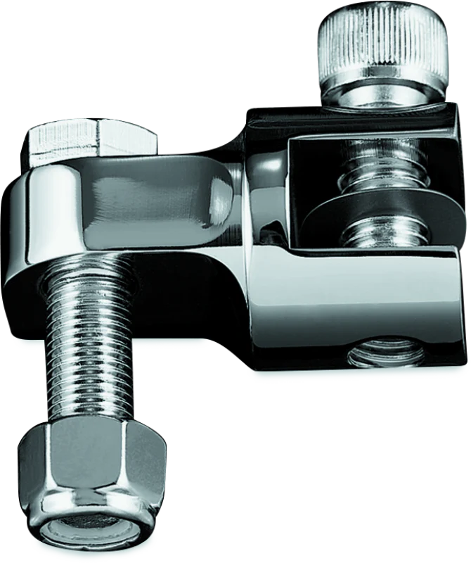 Kuryakyn 1-1/4in Stirrup Heel Rest Extenders Chrome