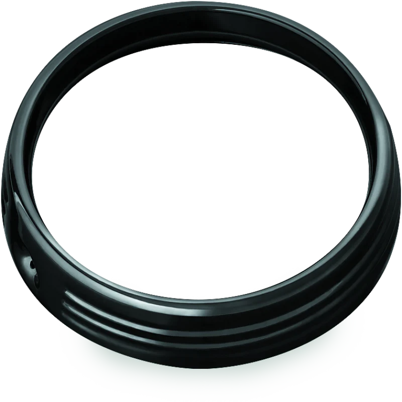 Kuryakyn 7in Headlight Trim Ring Black