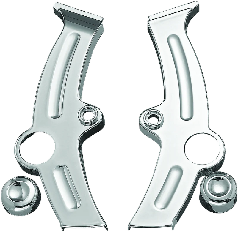 Kuryakyn Boomerang Frame Covers For 00-07 Softail Chrome