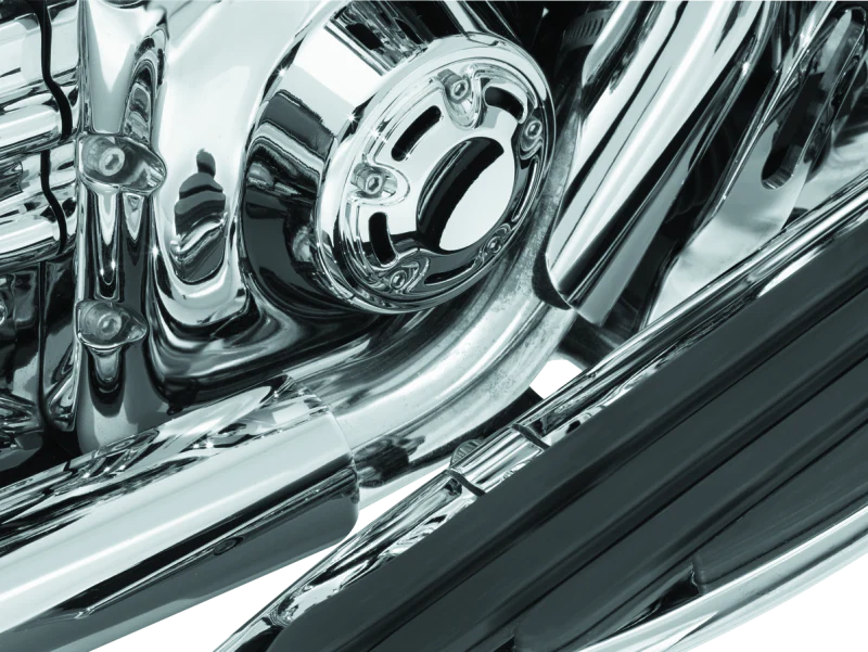 Kuryakyn Bridge The Gap Heat Shield 93-08 Touring Models Chrome - Image 2
