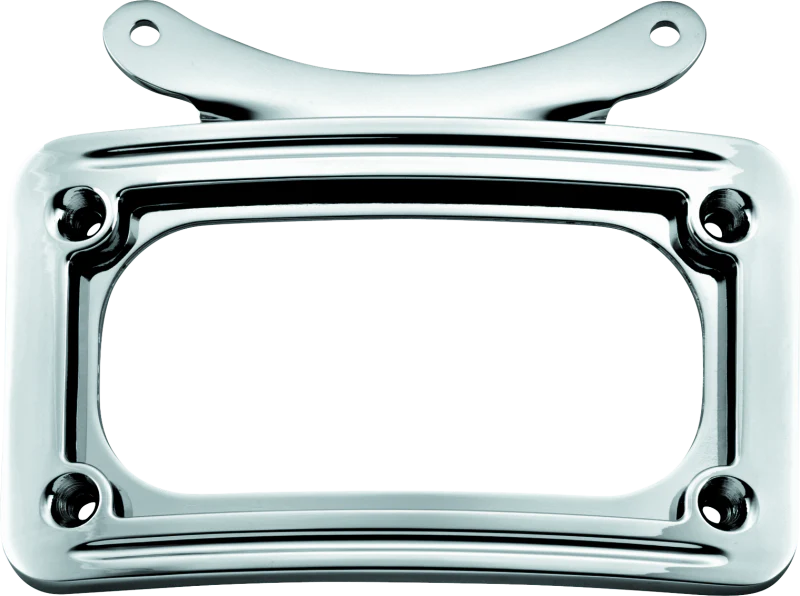 Kuryakyn Curved License Plate Frame Chrome