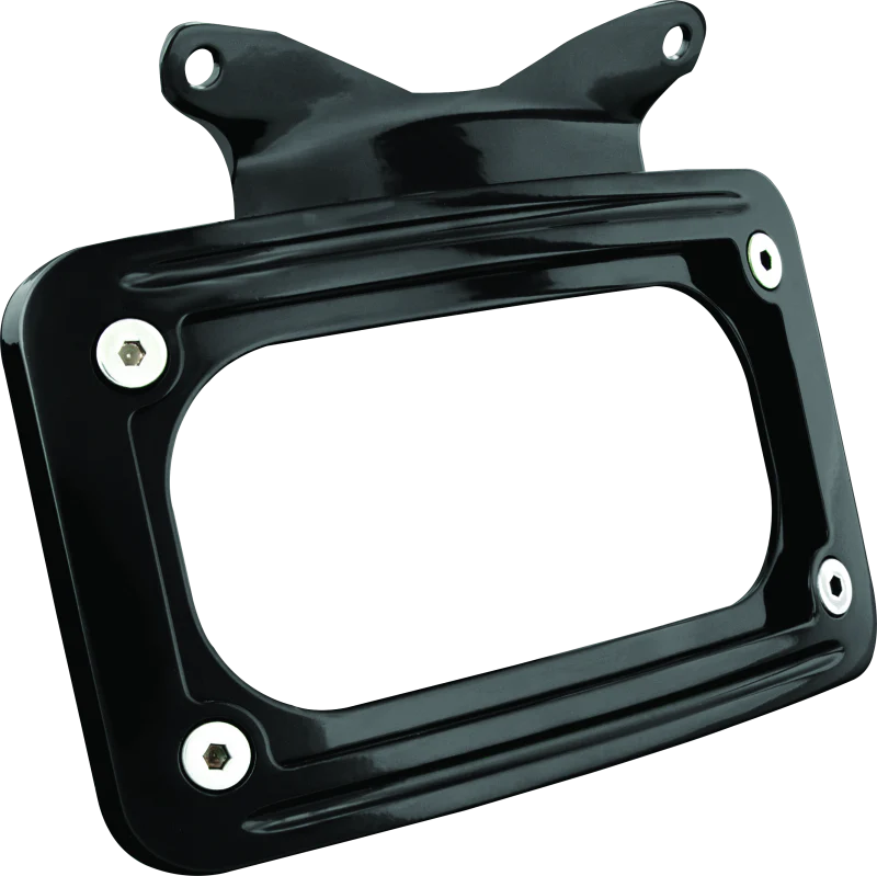 Kuryakyn Curved License Plate Mount Black