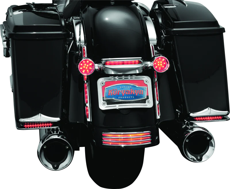 Kuryakyn Curved License Plate Mount Chrome - Image 11