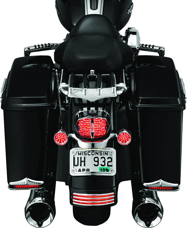 Kuryakyn Curved License Plate Mount Chrome - Image 13