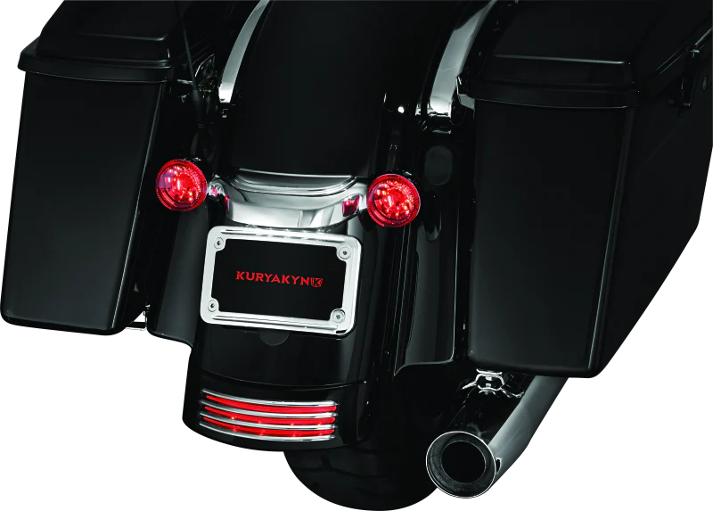 Kuryakyn Curved License Plate Mount Chrome - Image 3