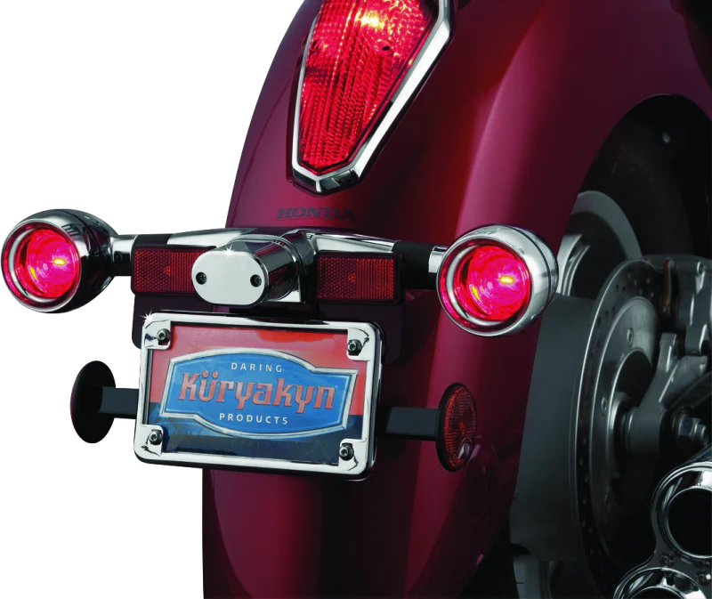 Kuryakyn Deep Dish Bezels With Red Lenses - Image 3