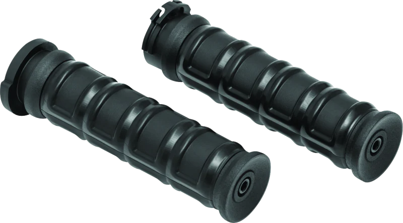 Kuryakyn Dillinger Grips Dual Cable Satin Black