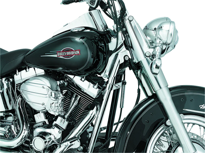 Kuryakyn Downtube Covers 00-06 Softail Chrome - Image 2