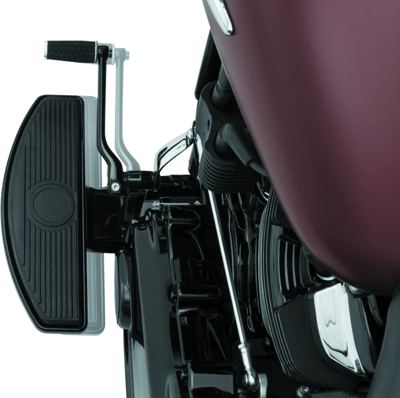 Kuryakyn Driver Floorboard Spacers 18-Up Softail Models Gloss Black - Image 2