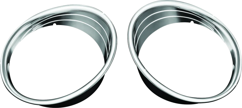 Kuryakyn Driving Light Bezels Indian Chrome