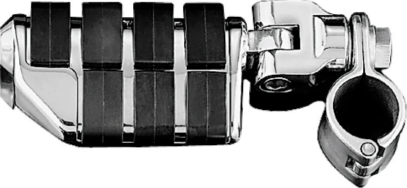 Kuryakyn Dually ISO Pegs With 1-1/4inch Clamp Chrome (Pair) - Image 2