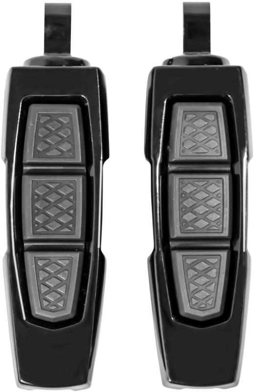 Kuryakyn Enygma Pegs With Adapter- Gloss Black - Image 3