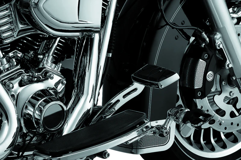 Kuryakyn Extended Brake Pedal Girder 08-13 Touring Chrome - Image 2