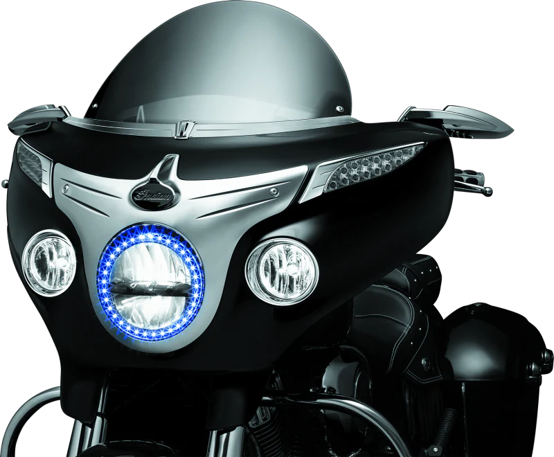 Kuryakyn Fairing Turn Signal Trim Indian Chrome - Image 2