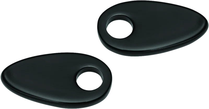 Kuryakyn Fender Strut Cover Plates Gloss Black