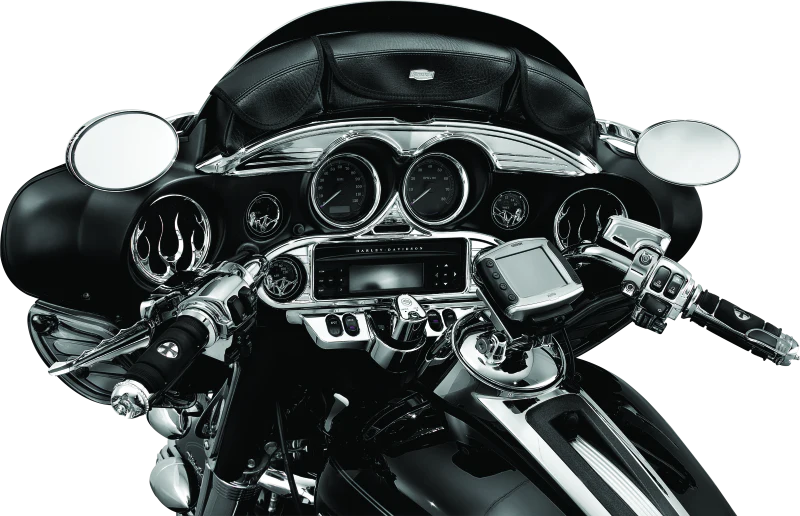 Kuryakyn Flame Speaker Grills Chrome - Image 2