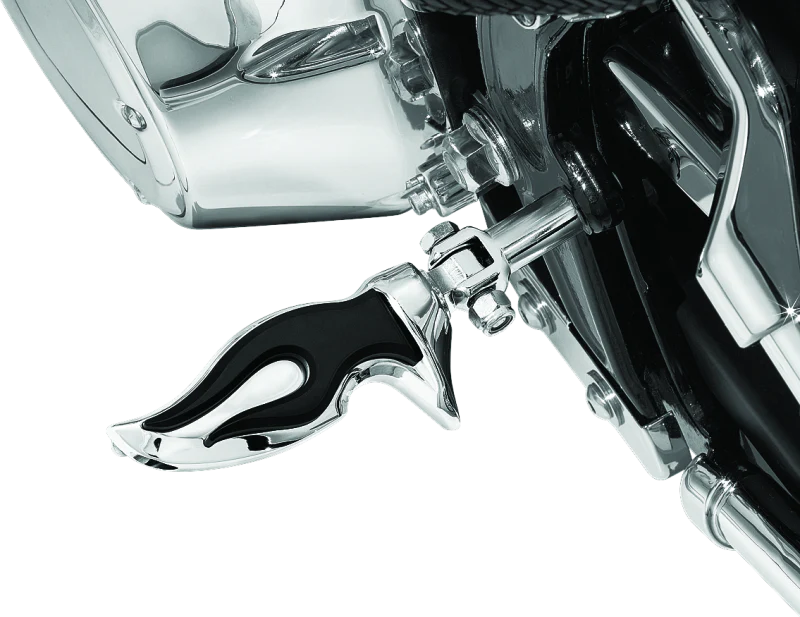 Kuryakyn Flamin Peg With Male Mount Adapter Chrome - Image 2