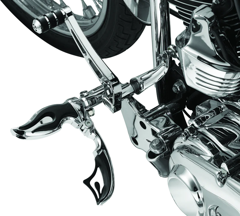 Kuryakyn Flamin Switchblade With Male Mount Adapter Chrome - Image 4