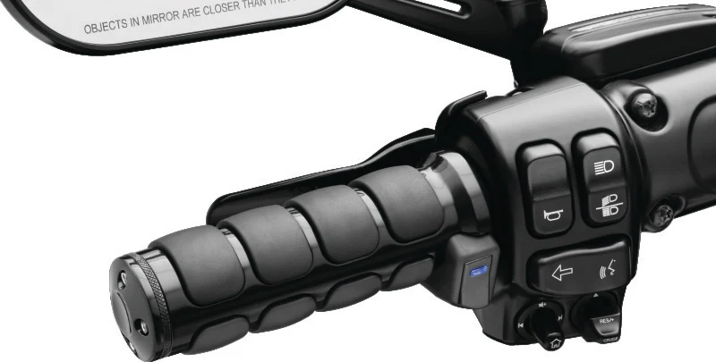 Kuryakyn Heated ISO Grips Throttle-By-Wire Gloss Black - Image 2