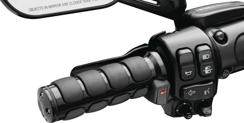 Kuryakyn Heated ISO Grips Throttle-By-Wire Gloss Black - Image 4