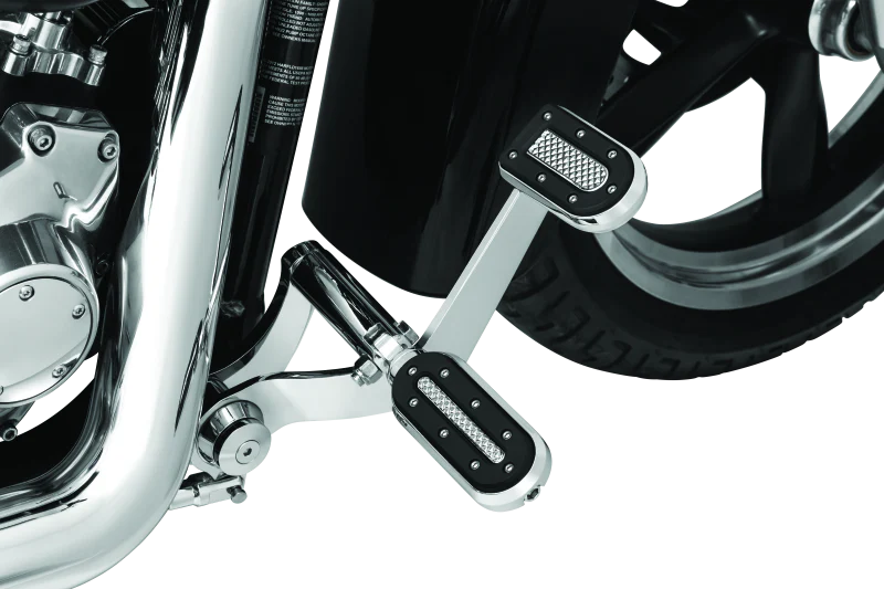 Kuryakyn Heavy Industry Brake Pedal 84-17 FX Models Chrome - Image 2