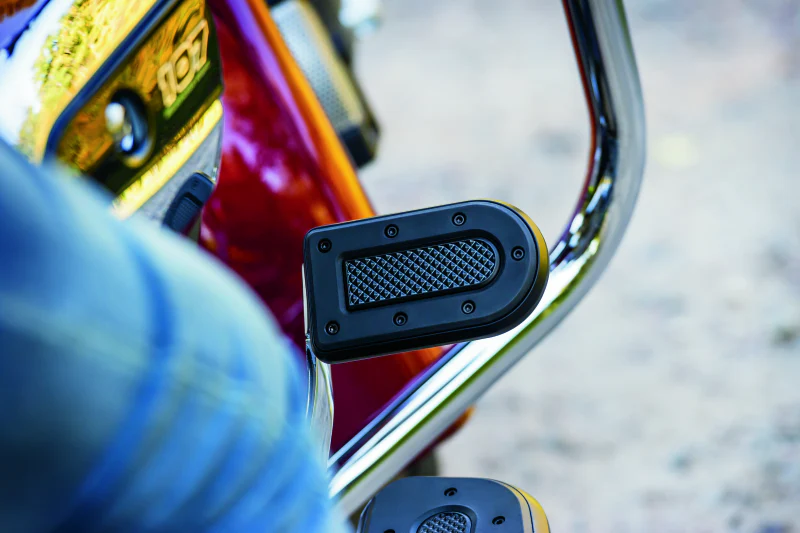 Kuryakyn Heavy Industry Brake Pedal Satin Black - Image 3