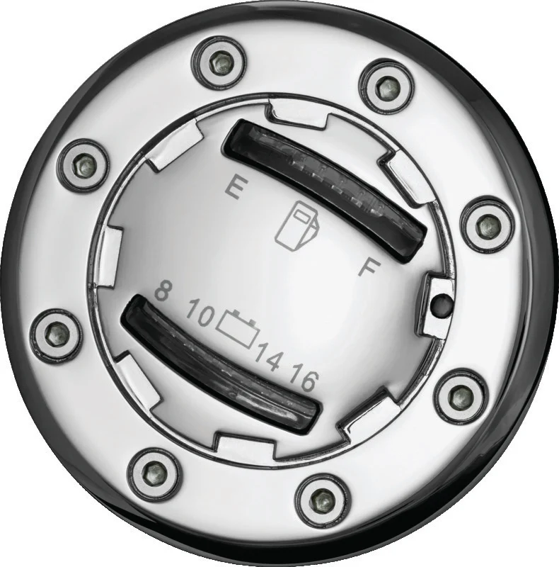 Kuryakyn Informer LED Fuel & Battery Gauge Chrome - Image 3