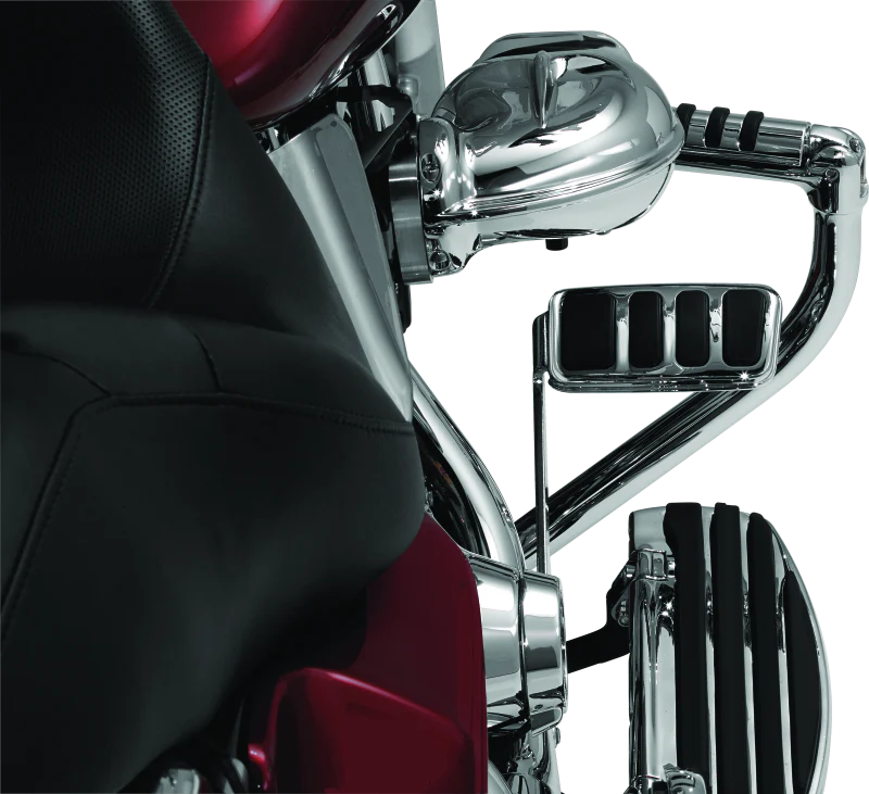 Kuryakyn ISO Brake Pedal Pad Longhorn Chrome - Image 2