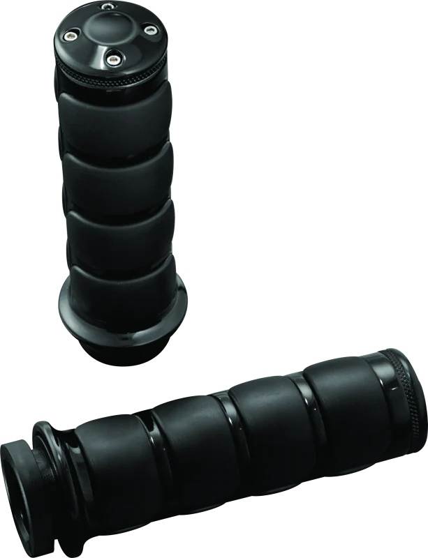 Kuryakyn ISO Grips Without Throttle Boss Throttle-By -Wire Black - Image 3