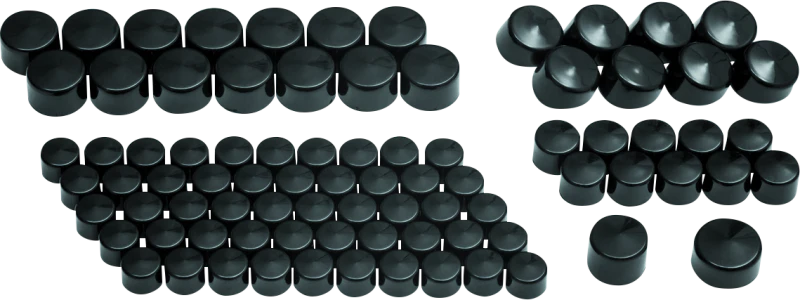 Kuryakyn Kool Kaps Engine Kit Milwaukee-8 Gloss Black