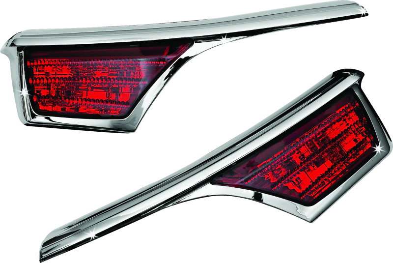 Kuryakyn L.E.D. Passenger Armrest Trim With Turn Signal 06-17 GL1800 Chrome