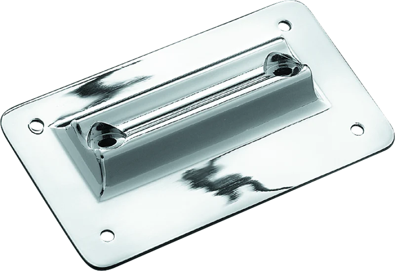 Kuryakyn Laydown License Plate Holder 97-08 Touring Chrome