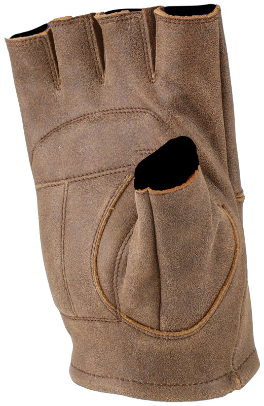 Kuryakyn Leather By River Road Buster Vintage Shorty Gloves Black - 2XL - Image 2