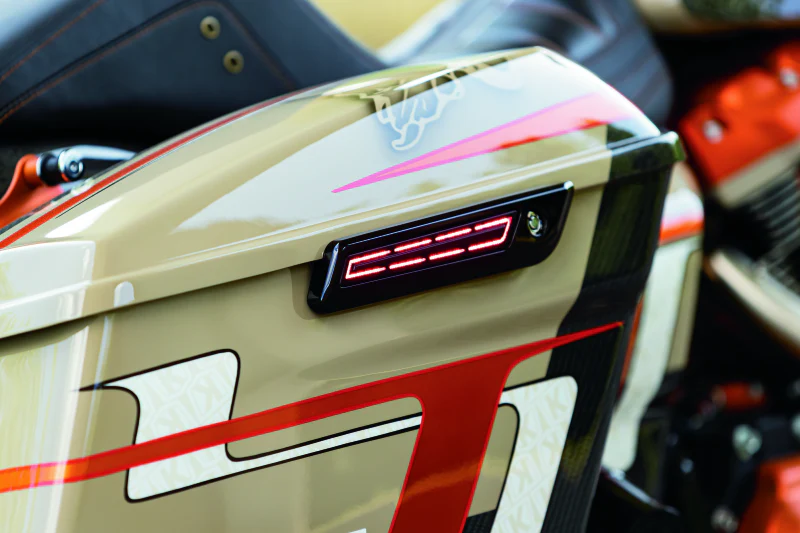 Kuryakyn LED Saddlebag Hinge Accents Black - Image 2
