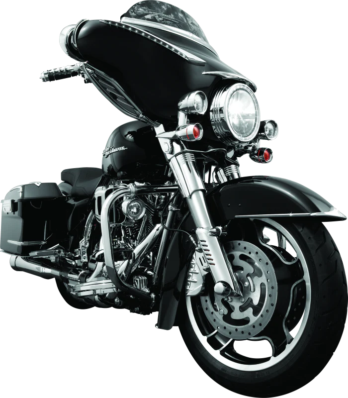 Kuryakyn Lower Leg Deflector Shields 00-13 Touring Chrome - Image 5