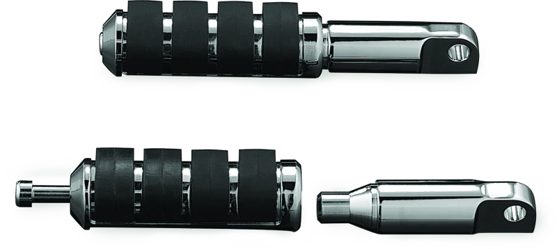 Kuryakyn Male Mount 2-1/2inch Footpeg Extension Chrome (Pair) - Image 2