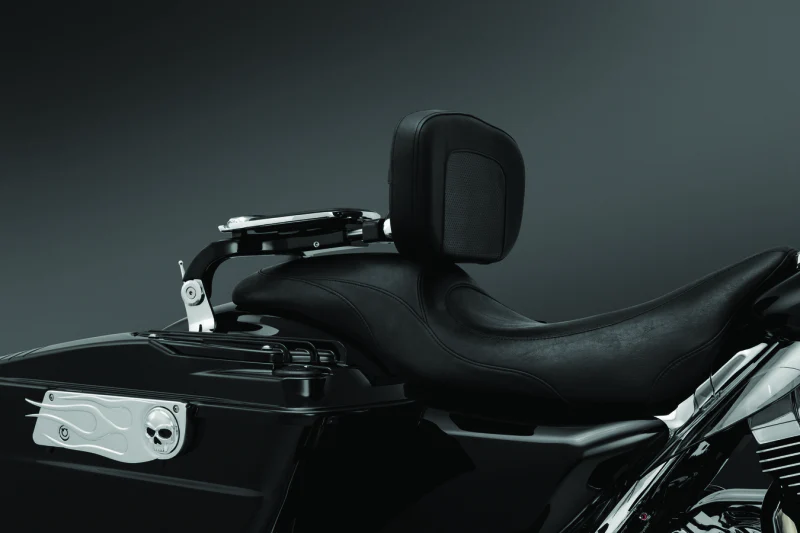 Kuryakyn Multi-Purpose Backrest Black & Chrome - Image 3