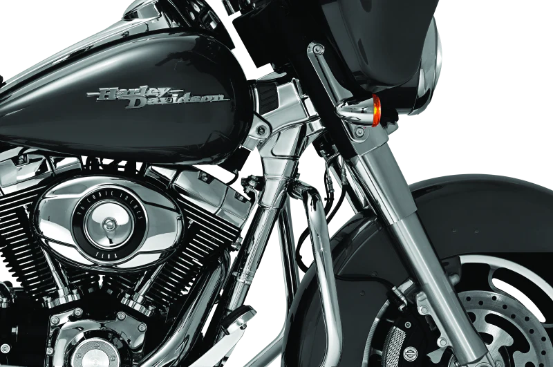Kuryakyn Neck Cover For 09-13 Touring Models Chrome - Image 2