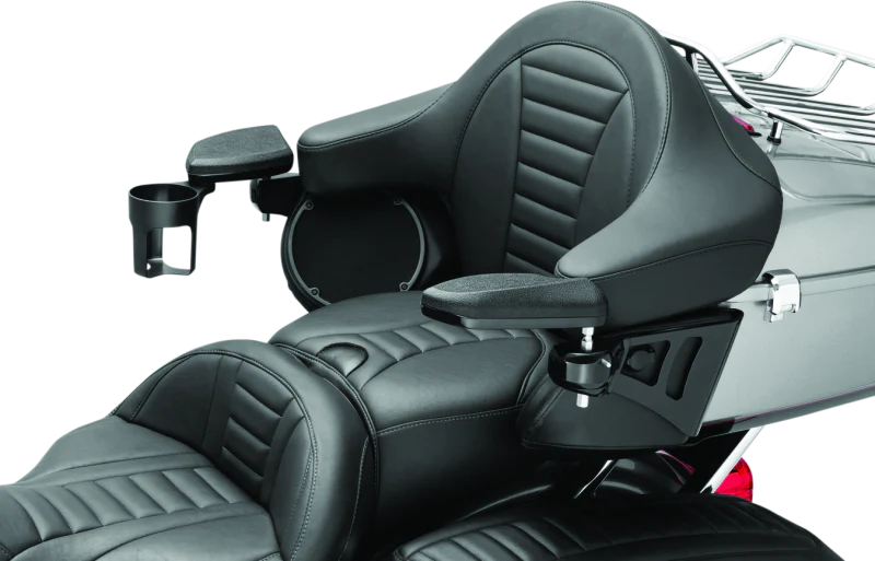 Kuryakyn Passenger Armrests 14-Up Touring and Tri Glide Black - Image 5
