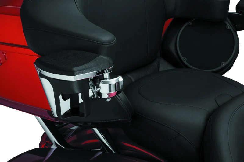 Kuryakyn Passenger Armrests 14-Up Touring and Tri Glide Chrome - Image 4