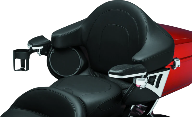 Kuryakyn Passenger Armrests 14-Up Touring and Tri Glide Chrome - Image 5