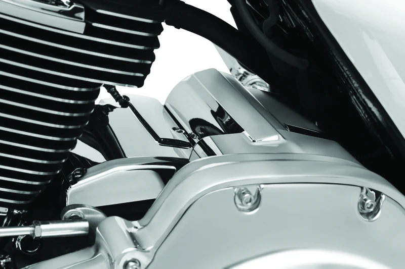 Kuryakyn Precision Transmission Top Cover 17-Up Touring Models Chrome - Image 3