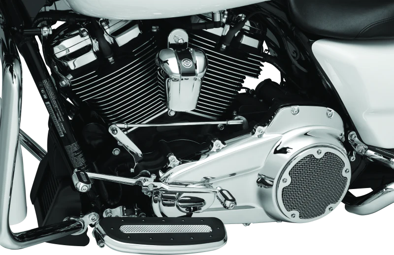 Kuryakyn Precision Transmission Top Cover 17-Up Touring Models Chrome - Image 4
