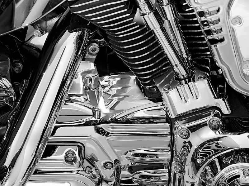 Kuryakyn Rear Cylinder Base Cover For 02-06 Touring Models Chrome - Image 3